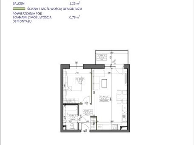 Mieszkanie 44,1m²