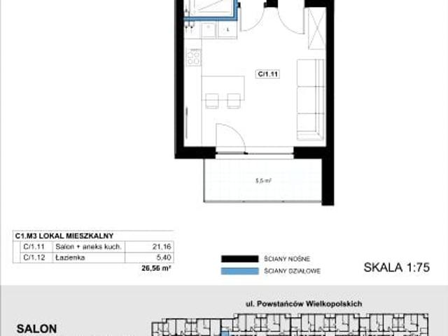 Mieszkanie 44,2m²