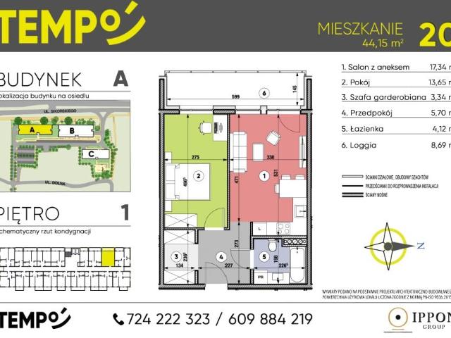 Mieszkanie 44,2m²