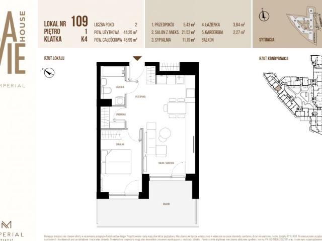 Mieszkanie 44,3m²
