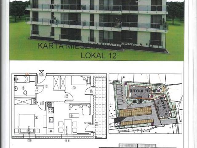 Mieszkanie 44,49 m², Biskupiec