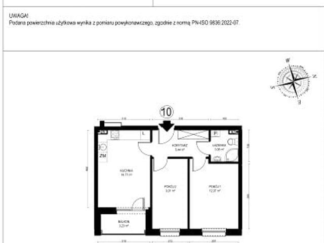 Mieszkanie 44,4m²
