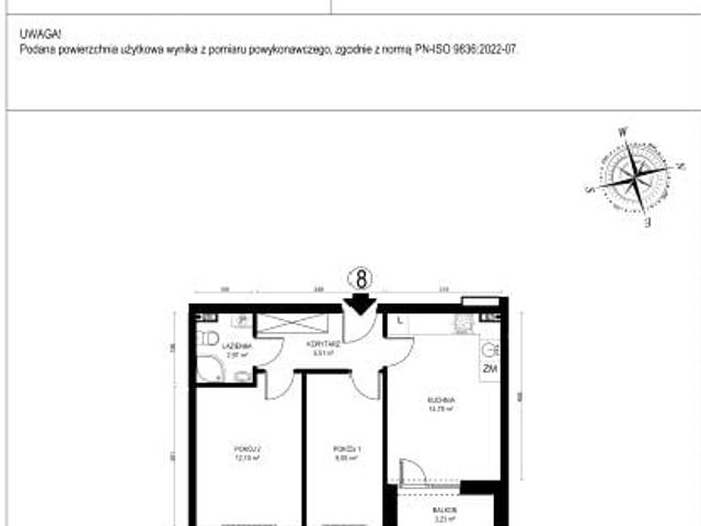 Mieszkanie 44,4m²
