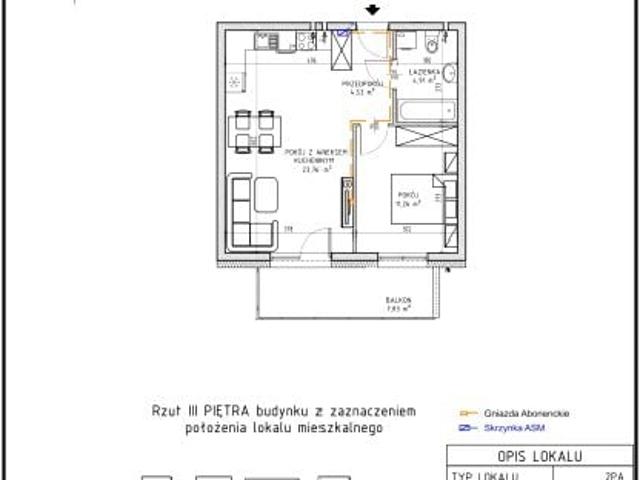 Mieszkanie 44,5m²