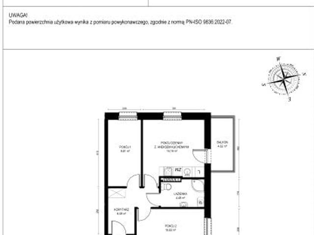 Mieszkanie 44,6m²