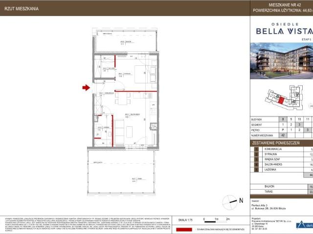 Mieszkanie 44,6m²