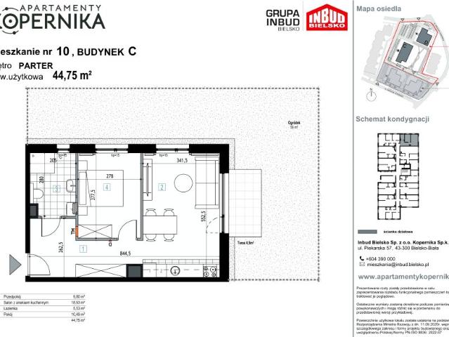 Mieszkanie 44,8m²