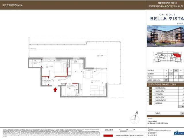 Mieszkanie 44,8m²