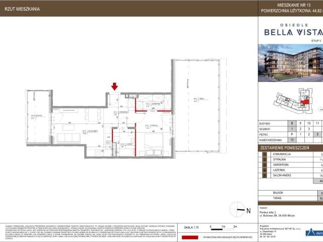 Mieszkanie 44,8m²