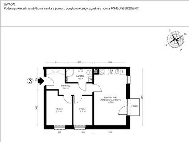 Mieszkanie 44,8m²
