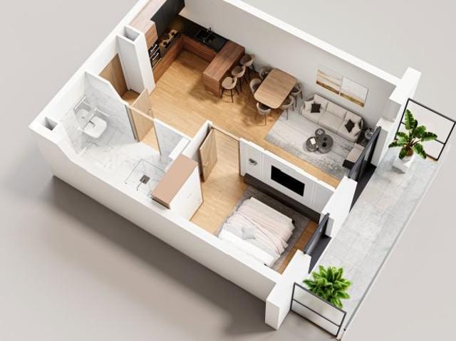 Mieszkanie 44m²