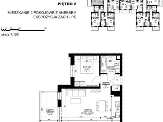 Mieszkanie 44m²
