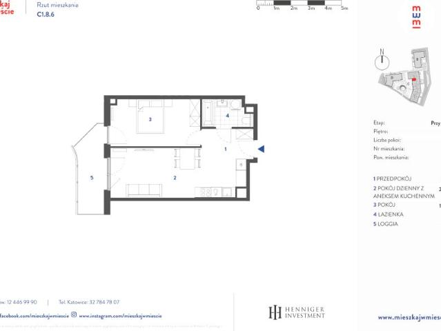 Mieszkanie 44m²