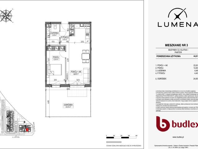 Mieszkanie 44m²