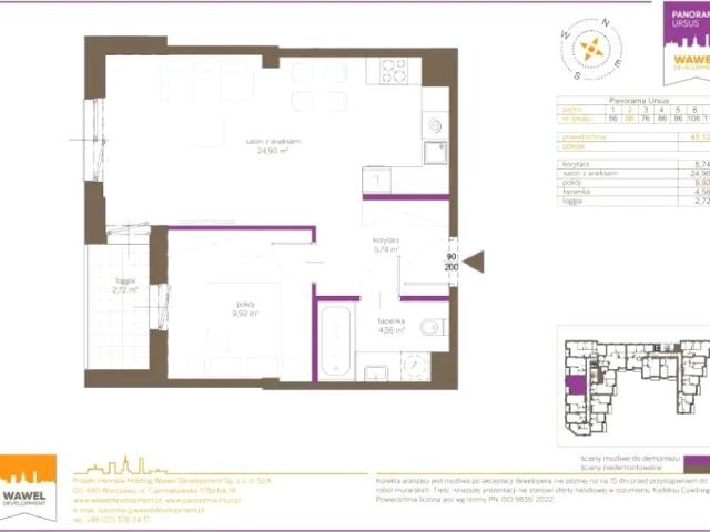 Mieszkanie 45,1m²