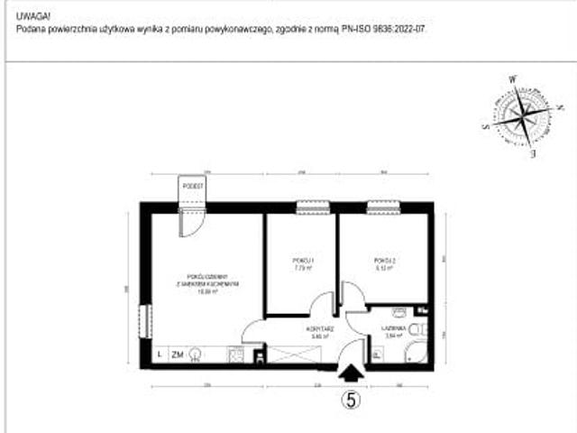 Mieszkanie 45,2m²