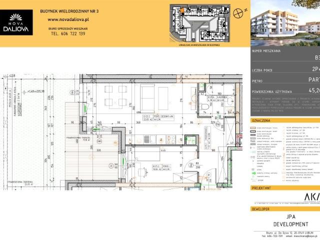 Mieszkanie 45,3m²