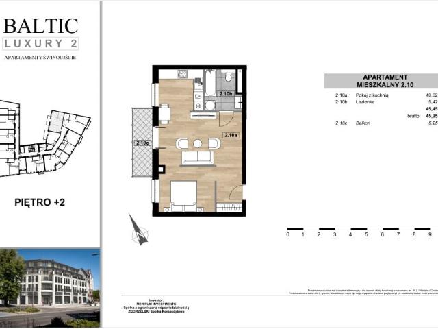 Mieszkanie 45,7m²