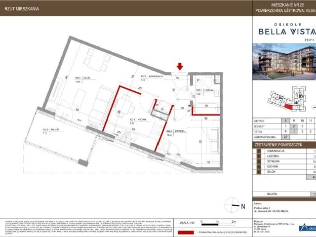 Mieszkanie 45,5m²