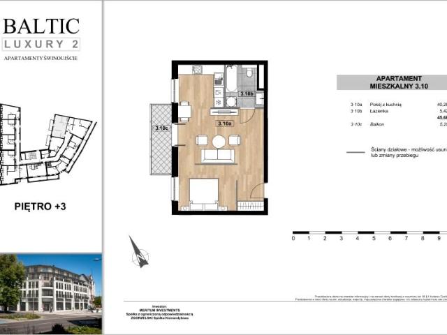 Mieszkanie 45,7m²