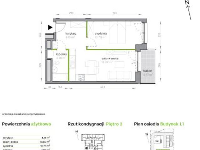 Mieszkanie 45,8m²