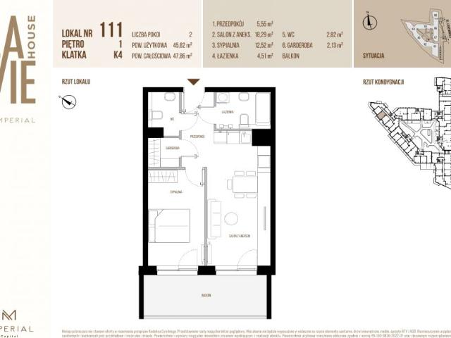 Mieszkanie 45,8m²