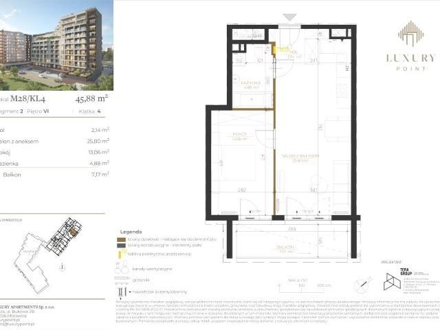 Mieszkanie 45,9m²