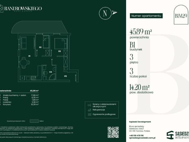 Mieszkanie 45,9m²
