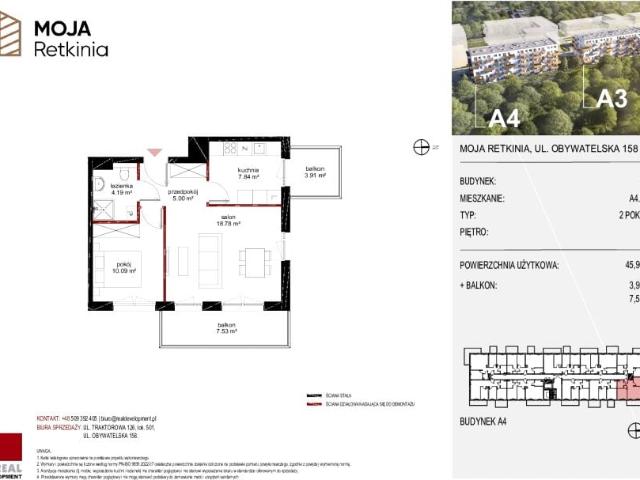 Mieszkanie 45,9m²