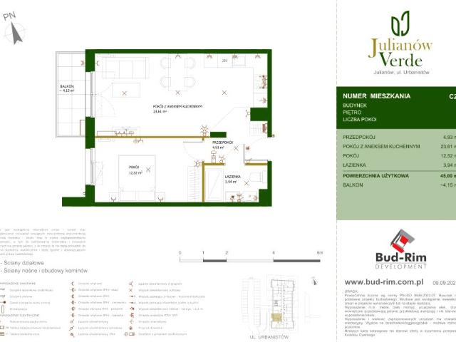 Mieszkanie 45m²