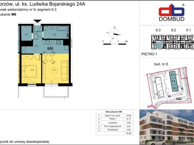 Mieszkanie 45m²