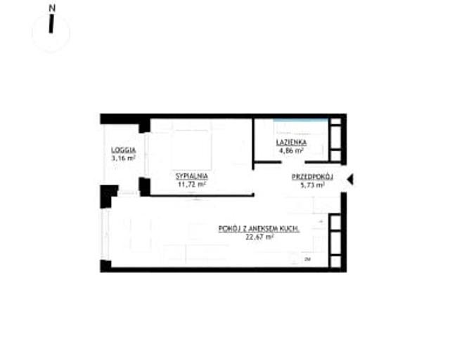 Mieszkanie 45m²
