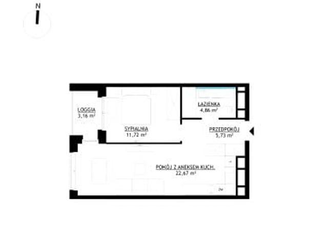 Mieszkanie 45m²