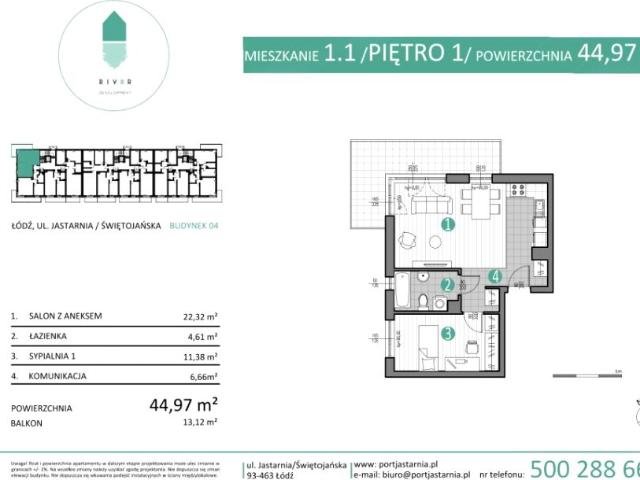 Mieszkanie 45m²