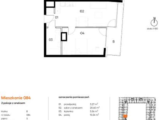 Mieszkanie 45m²