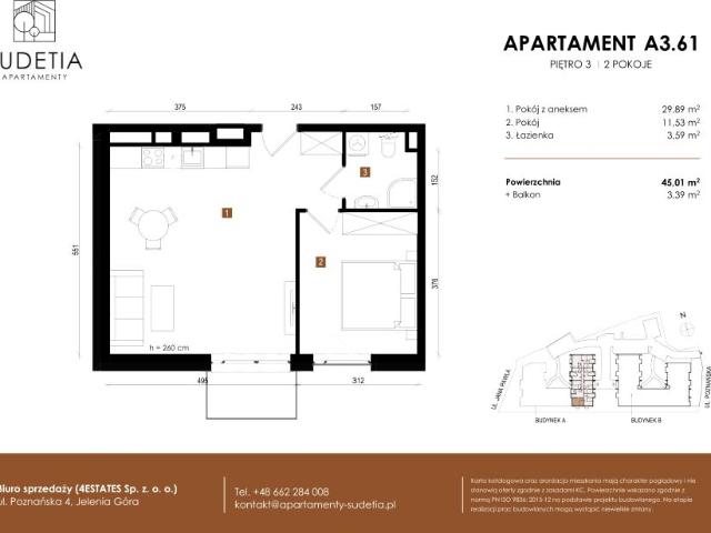 Mieszkanie 45m²