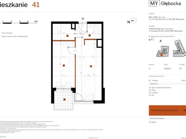 Mieszkanie 45m²