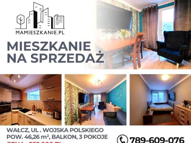 Mieszkanie 46,26 m², Wałcz