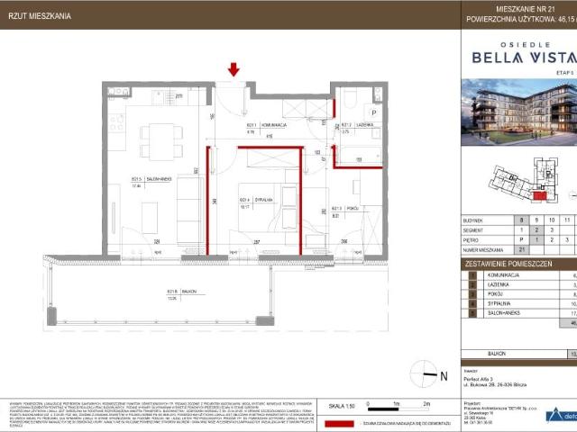 Mieszkanie 46,2m²