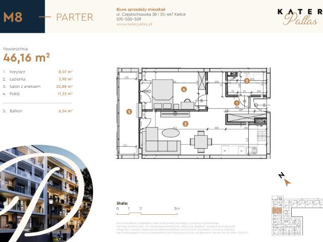 Mieszkanie 46,2m²