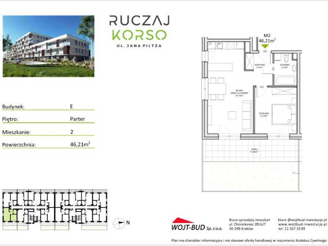 Mieszkanie 46,2m²