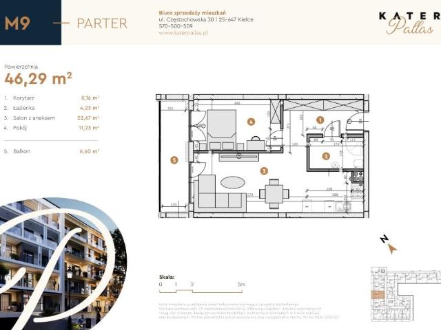 Mieszkanie 46,3m²