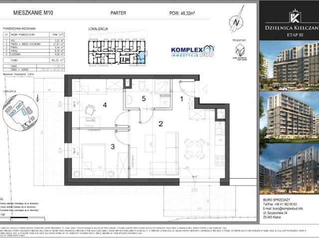 Mieszkanie 46,3m²