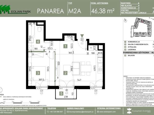 Mieszkanie 46,4m²