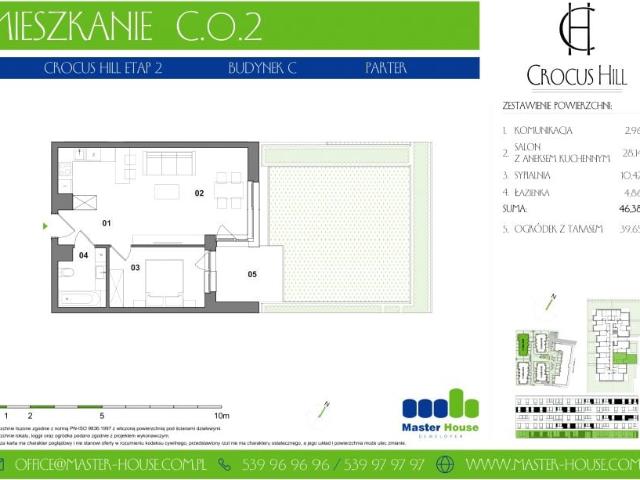 Mieszkanie 46,4m²