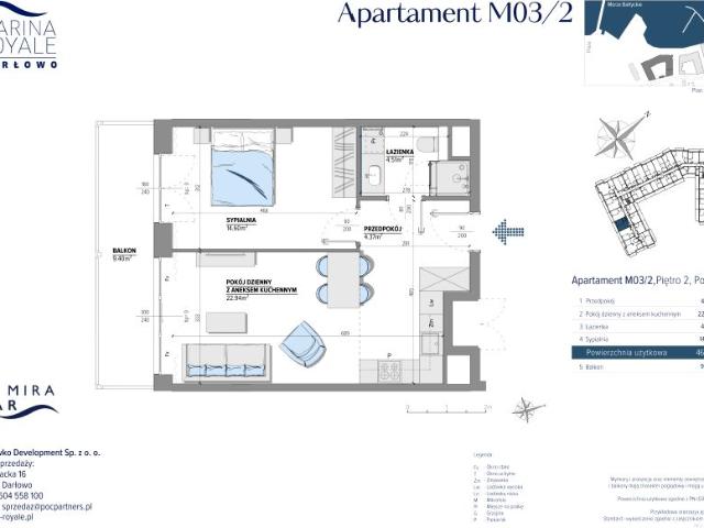 Mieszkanie 46,4m²