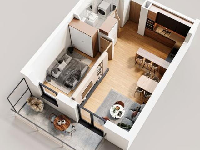 Mieszkanie 46,4m²