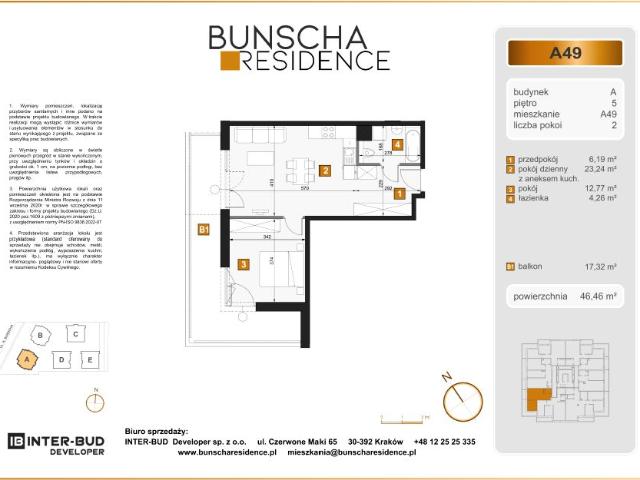 Mieszkanie 46,5m²