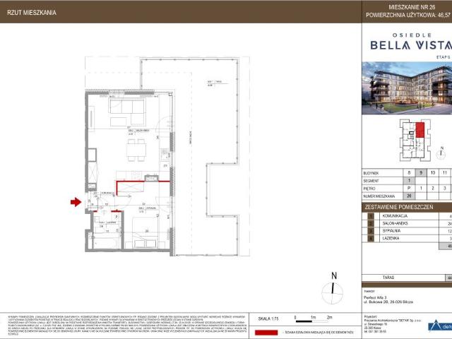 Mieszkanie 46,6m²