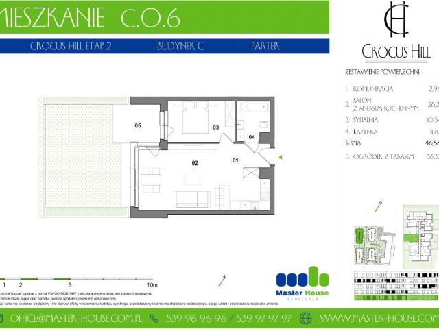 Mieszkanie 46,6m²